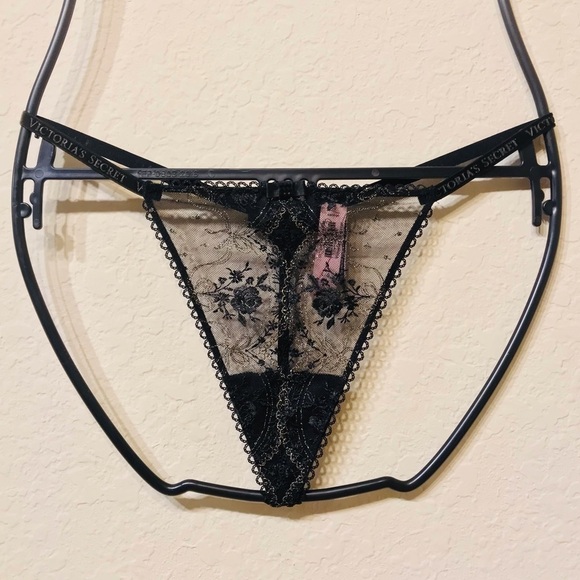 💖 Victoria Secret Dream Angel Wide Side Thong Panty SEXY - Picture 1 of 1